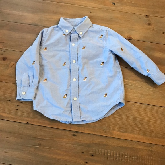 Janie and Jack Other - Janie & Jack Bulldog Button-down Shirt